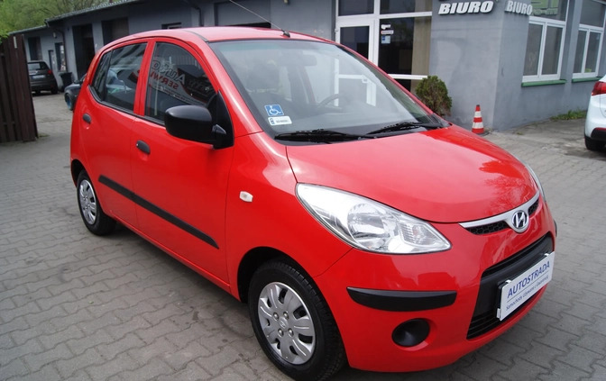 Hyundai i10 cena 14900 przebieg: 139699, rok produkcji 2009 z Sępólno Krajeńskie małe 352